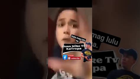 hala nag lulu na. huli si kuya .